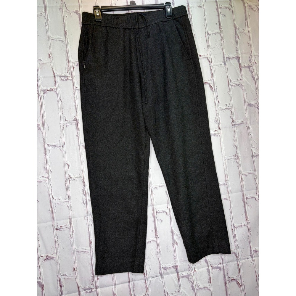 Abercrombie & Fitch Loose Pants Gray Drawstring Waist Casual Dress Mens M
